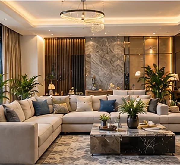 Luxurious premium living room